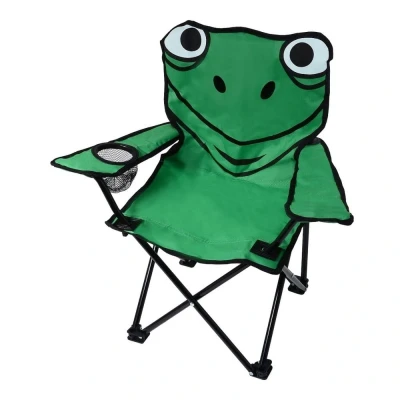 Obrázok používateľa Zelená skladacia kempingová stolička Cattara Frog