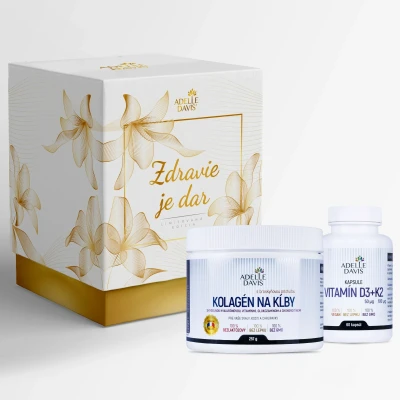Obrázok používateľa Adelle Davis Darčekový balíček KĹBY (Adelle Kolagén na kĺby 257g, vitamín D3+K2 kapsuly 60 kapsúl)
