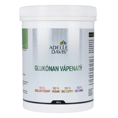 Obrázok používateľa Adelle Davis Vápnik, prášok 600 g (Glukónan vápenatý)