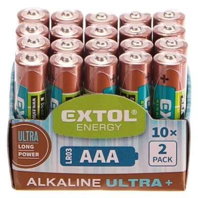 Obrázok používateľa Baterie alkal. EXTOL ENERGY ULTRA 20ks