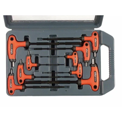 Obrázok používateľa T klíče TORX, sada 9ks, 10 15 20x100mm, 25 27 30 40x150mm, CrV