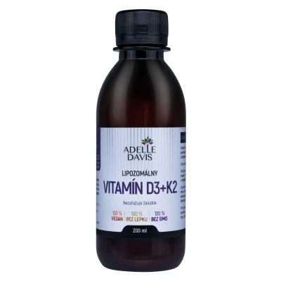 Obrázok používateľa Adelle Davis Lipozomálny vitamín D3+K2, 200ml