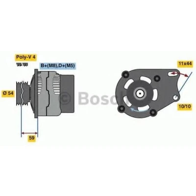 Obrázok používateľa BOSCH 0 986 080 490 Alternátor LiMa 70A 14V