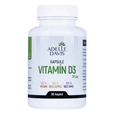 Obrázok používateľa Adelle Davis Vitamín D3, 60 kapsúl