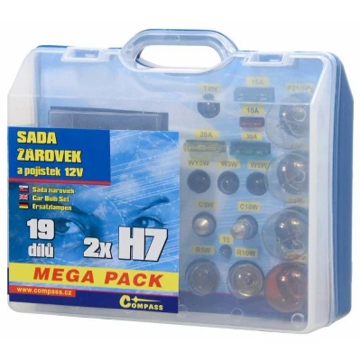 Obrázok používateľa Žárovky 12V servisní box MEGA H7+H7+pojistky