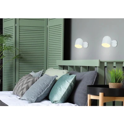 Obrázok používateľa Biele nástenné svietidlo Azuro Candellux Lighting