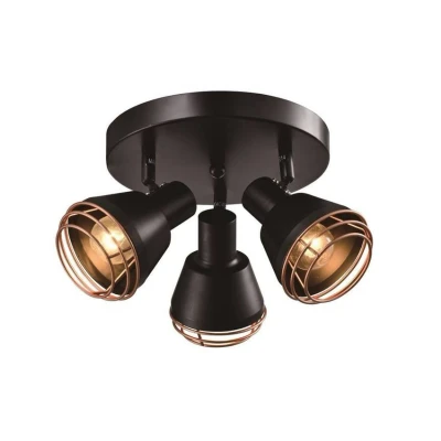 Obrázok používateľa Čierne kovové stropné svietidlo Neria Candellux Lighting