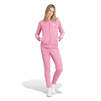Obrázok používateľa adidas Sportswear Essentials Stripes Tepláková súprava, Dámsky, Veľkosť: Medium, Pulse magenta/white