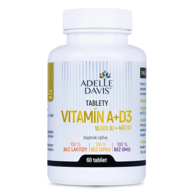 Obrázok používateľa Adelle Davis Vitamín A+D3 (10.000+400 IU), 60 tabliet