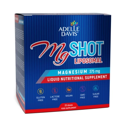 Obrázok používateľa Adelle Davis MgSHOT Liposomal 20 ks balenie
