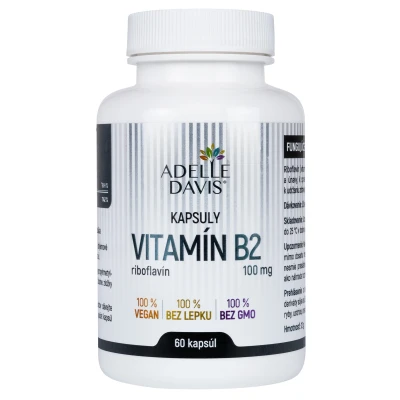 Obrázok používateľa Adelle Davis Vitamín B2 100 mg, 60 kapsúl