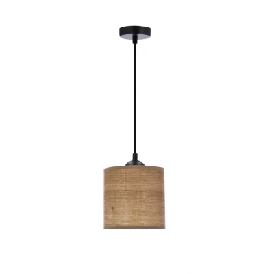 Obrázok používateľa Svetlohnedé závesné svietidlo s ratanovým tienidlom ø 15 cm Legno Candellux Lighting