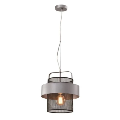 Obrázok používateľa Kovové závesné svietidlo v čierno striebornej farbe ø 30 cm Fiba Candellux Lighting