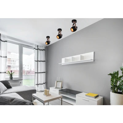 Obrázok používateľa Čierne kovové nástenné svietidlo Anica Candellux Lighting
