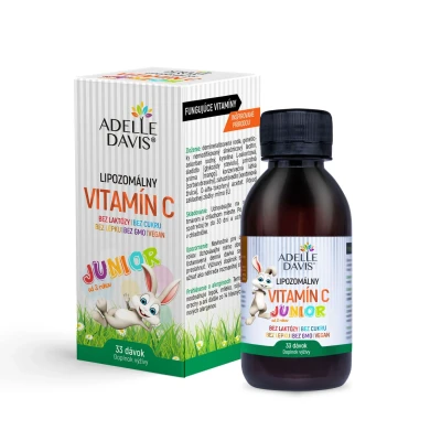 Obrázok používateľa Adelle Davis Lipozomálny vitamín C JUNIOR od 3 rokov , 33 dávok, 100 ml