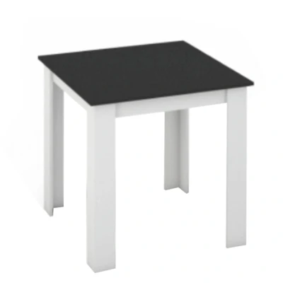 Obrázok používateľa Jedálenský stôl 80x80 KRAZ Čierna / biela