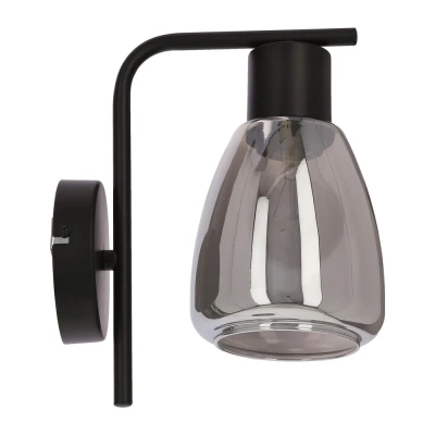 Obrázok používateľa Nástenná lampa MOLDO 1x40W E27 dymové tienidlo