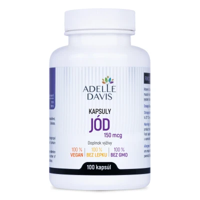 Obrázok používateľa Adelle Davis Jód, 150 mcg, 100 kapsúl