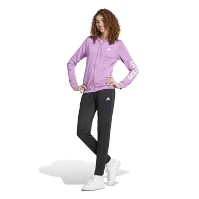 Obrázok používateľa adidas Sportswear Linear Tracksuit SET Tepláková súprava, Dámsky, Veľkosť: Medium, Preloved purple/black