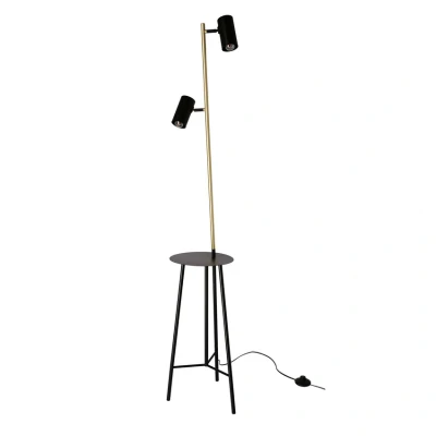 Obrázok používateľa Čierna/v zlatej farbe stojaca lampa (výška 164 cm) Perret Candellux Lighting