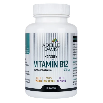 Obrázok používateľa Adelle Davis Vitamín B12 500 mcg, 60 kapsúl