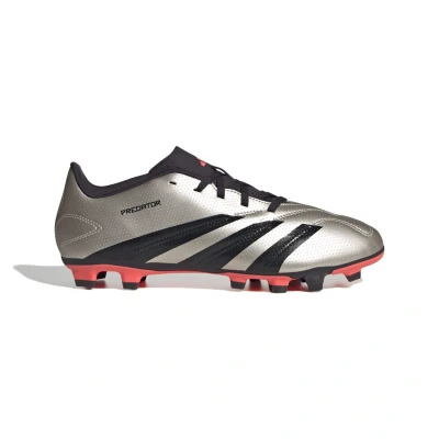 Obrázok používateľa adidas Performance Predator CLUB FXG Tvarované kopačky so štupľami, Pánsky, Veľkosť: 46 2/3, Platin metallic/aurora black/turboTopánky
