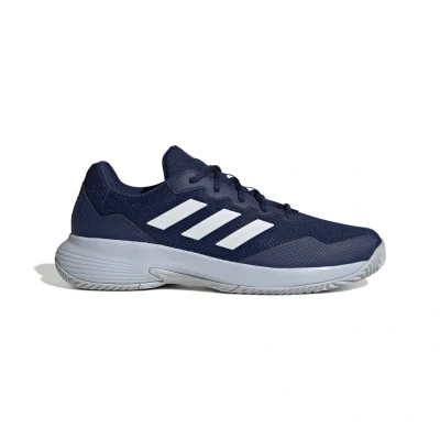 Obrázok používateľa adidas Performance Gamecourt 2 Tenisové topánky na antuku, Pánsky, Veľkosť: 45 1/3, Dark blue/footwear white/halo blue Textil/syntetika
