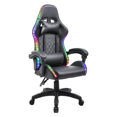 Obrázok používateľa Kondela Kancelárske/herné kreslo s RGB LED podsvietením, čierna, MAFIRO