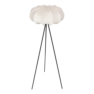 Obrázok používateľa Biela stojacia lampa s textilným tienidlom (výška 147 cm) Cafee Candellux Lighting