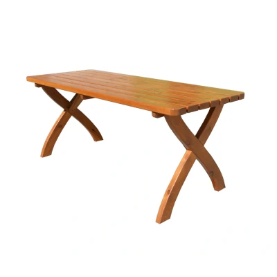 Obrázok používateľa Záhradný jedálenský stôl z borovicového dreva 70x180 cm Strong Rojaplast