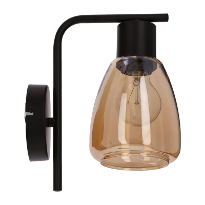 Obrázok používateľa Nástenná lampa MOLDO 1x40W E27 jantárové tienidlo