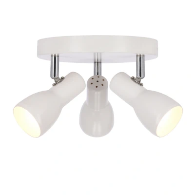 Obrázok používateľa Biele stropné svietidlo s kovovým tienidlom 29x29 cm Picardo Candellux Lighting