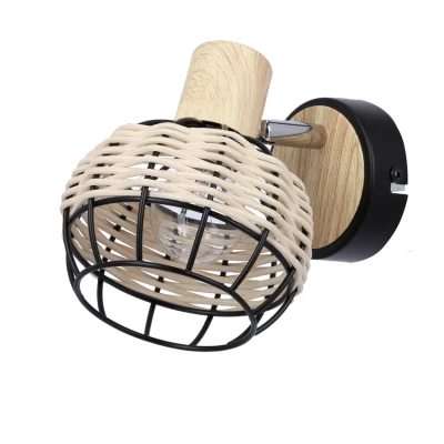Obrázok používateľa Čierno krémové nástenné svietidlo ø 12 cm Tajga Candellux Lighting