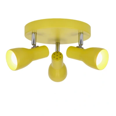 Obrázok používateľa Stropné svietidlo v horčicovej farbe s kovovým tienidlom 29x29 cm Picardo Candellux Lighting