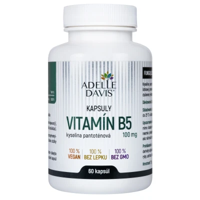 Obrázok používateľa Adelle Davis Vitamín B5 100 mg, 60 kapsúl