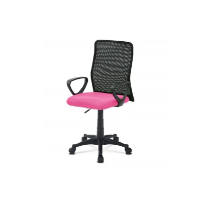 Obrázok používateľa Autronic kancelárska stolička, látka MESH rúžová / čierna, plyn.piest KA B047 PINK