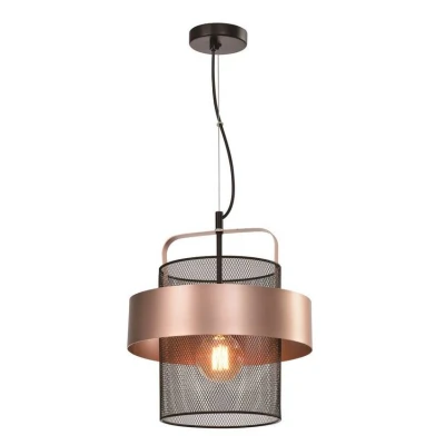 Obrázok používateľa Kovové závesné svietidlo v čierno medenej farbe ø 30 cm Fiba Candellux Lighting