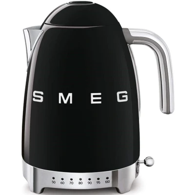 Obrázok používateľa Čierna rýchlovarná kanvica z nehrdzavejúcej ocele 1,7 l Retro Style SMEG