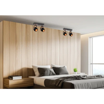 Obrázok používateľa Čierne stropné svietidlo 18x30 cm Anica Candellux Lighting