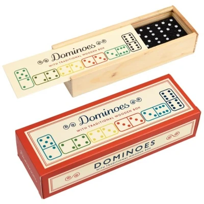 Obrázok používateľa Klasické domino v drevenej krabičke