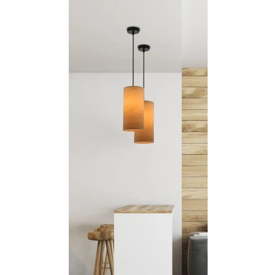 Obrázok používateľa Svetlohnedé závesné svietidlo ø 12 cm Ballo Candellux Lighting